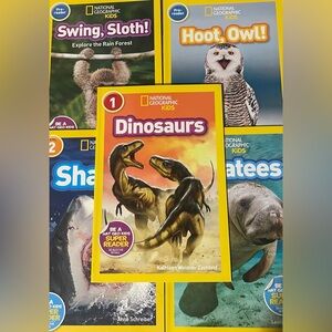 National Geographic Kids Early Reader books set of 5